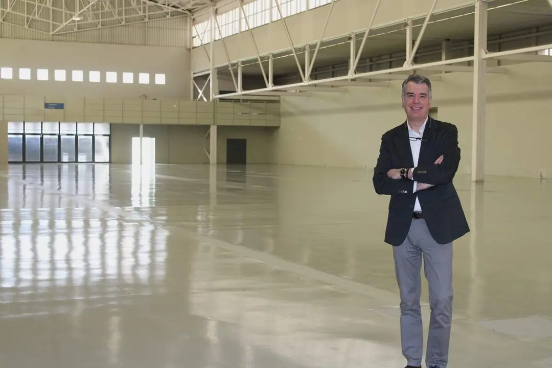 Obras de mejora en el Pabellon 3 de la Feria de Valladolid director Alberto Alonso