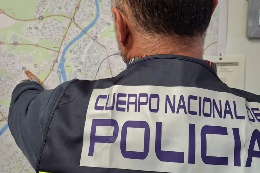 Agente Policia Nacional mapa robo poligono empresa Valladolid