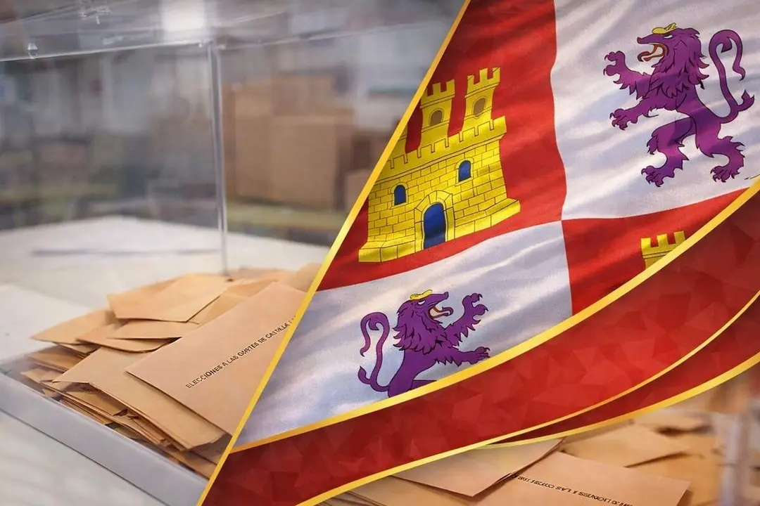 Montaje elecciones 15 de marzo jornada votaciones Castilla y Leon