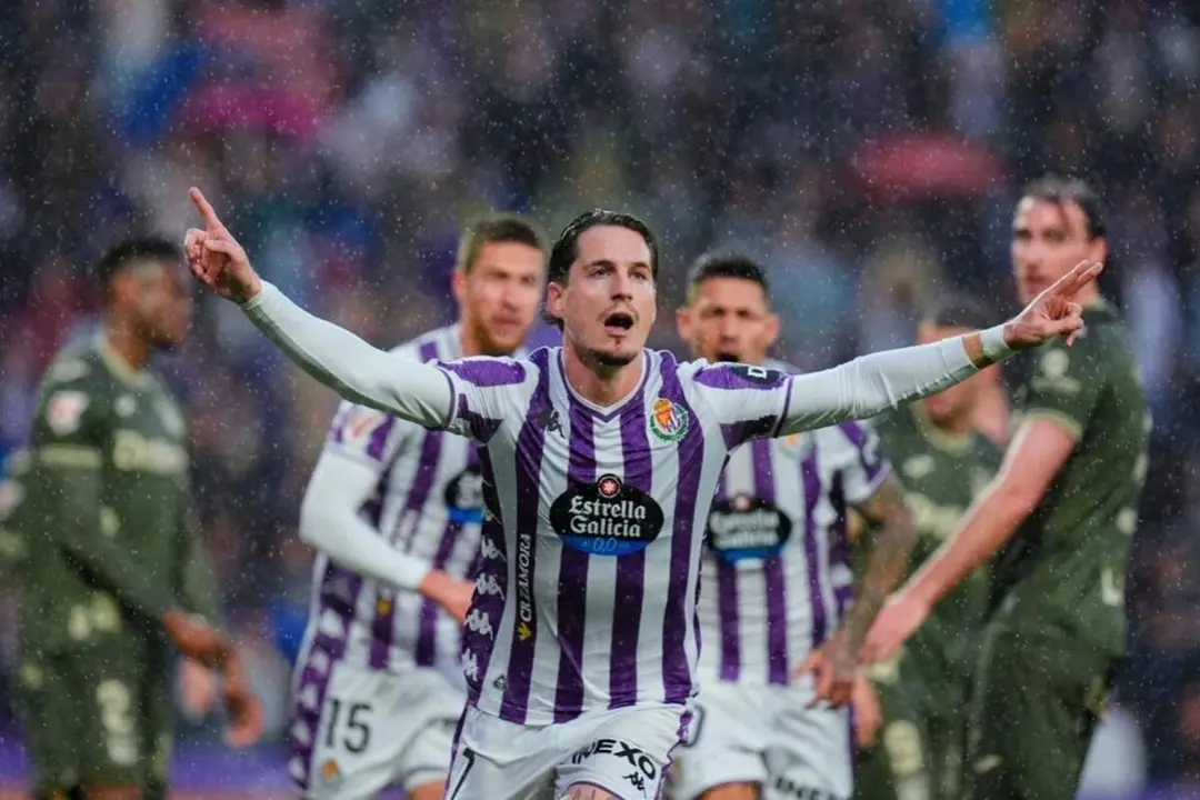 Cronica victoria Real Valladolid vs Leganes celebracion gol Sergi Canos Zorrilla