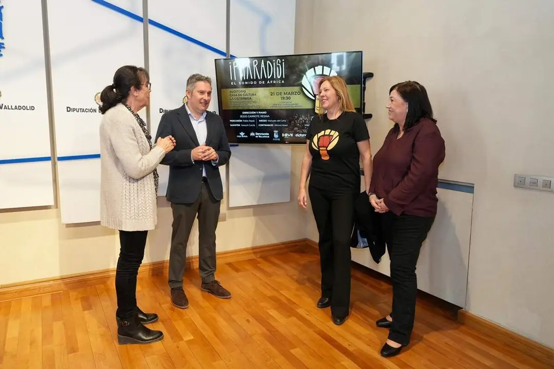 Presentacion concierto solidario Ipharadisi musica Africa La Cisterniga Diputacion
