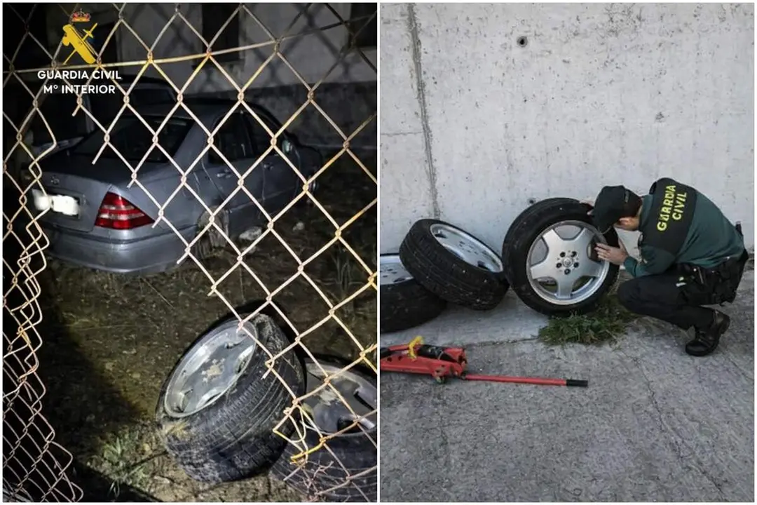Robo ruedas y llantas local municipal Pozaldez Guardia Civil