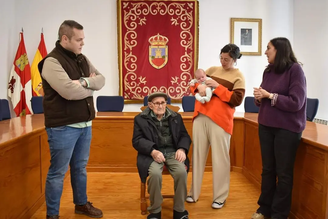 Encuentro vecinos mas mayor y mas joven de Cigales Dia del Padre 2026