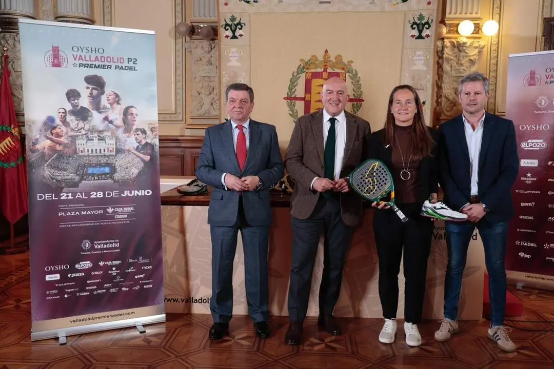 Presentacion nueva edicion Premier Padel 2026 Ayuntamiento Valladolid y Junta