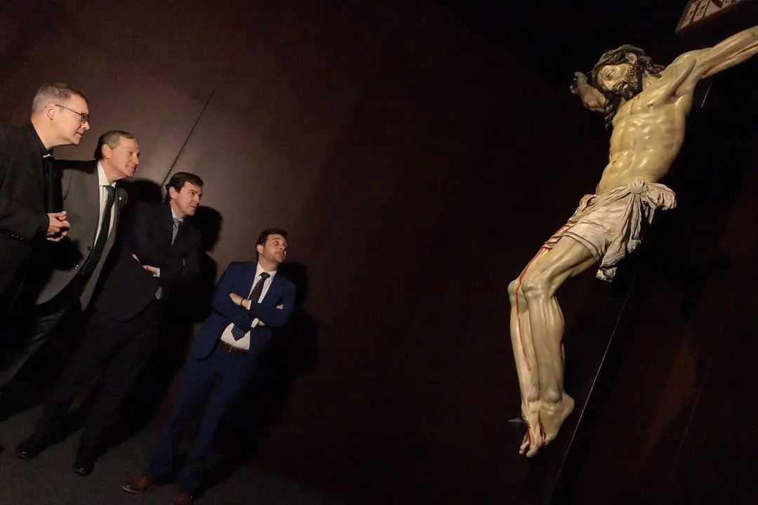 Alfonso Fernandez Manueco visita exposicion Las Edades del Hombre Esperanza Zamora jcyl