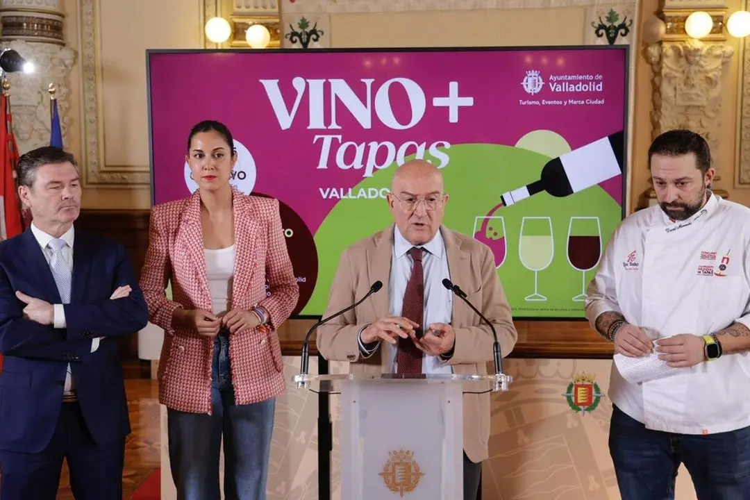 Presentacion novedades segunda edicion Vino + Tapas Ayuntamiento Valladolid