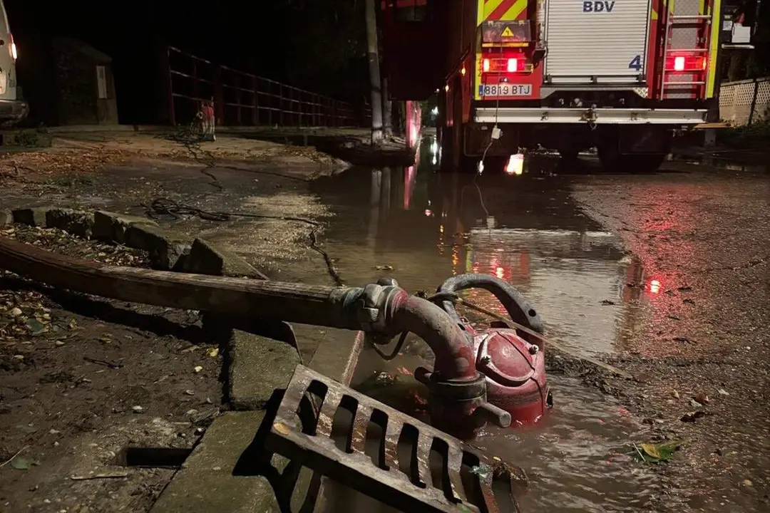 Tromba de agua trabajos Bomberos Diputacion Valladolid mes julio 2025