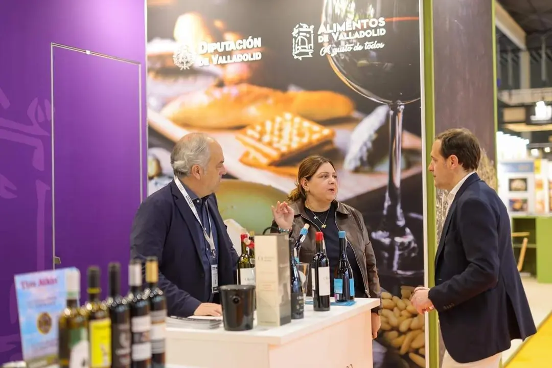 Visita Conrado Iscar Feria Alimentaria Barcelona 2026 stand Diputacion Valladolid