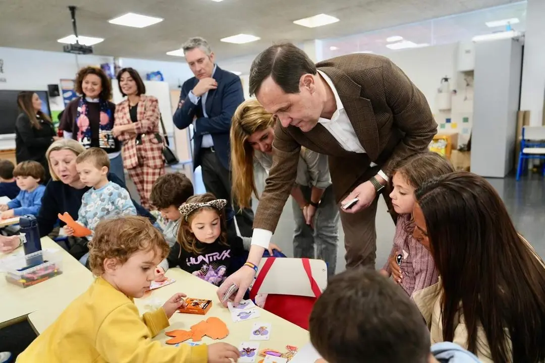 Visita Isabel Blanco colegio publico Joaquin Diaz La Cisterniga Conciliamos Semana Santa