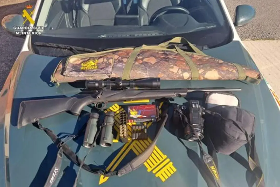 Guardia Civil caza furtiva coto San Miguel del Arroyo