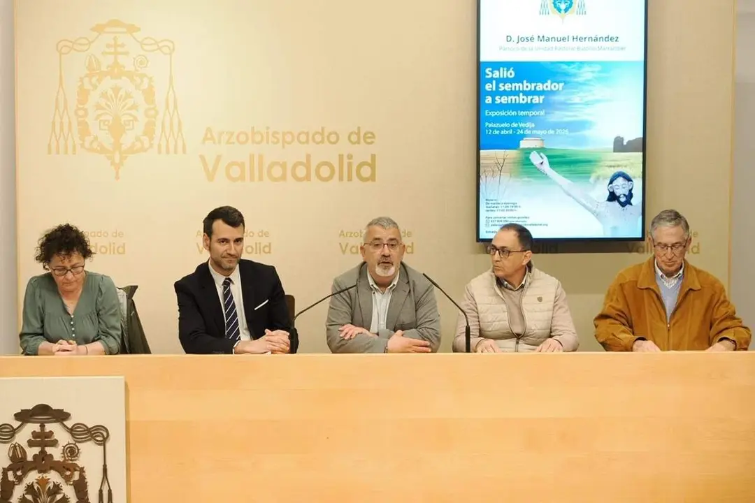 Presentacion exposicion Salio el sembrador a sembrar Palazuelo de Vedija Archidiocesis Valladolid