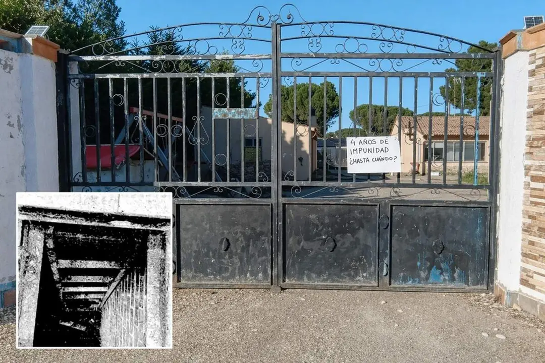 Entrada chalet Oscar zulo crimen Esther Lopez investigacion Traspinedo