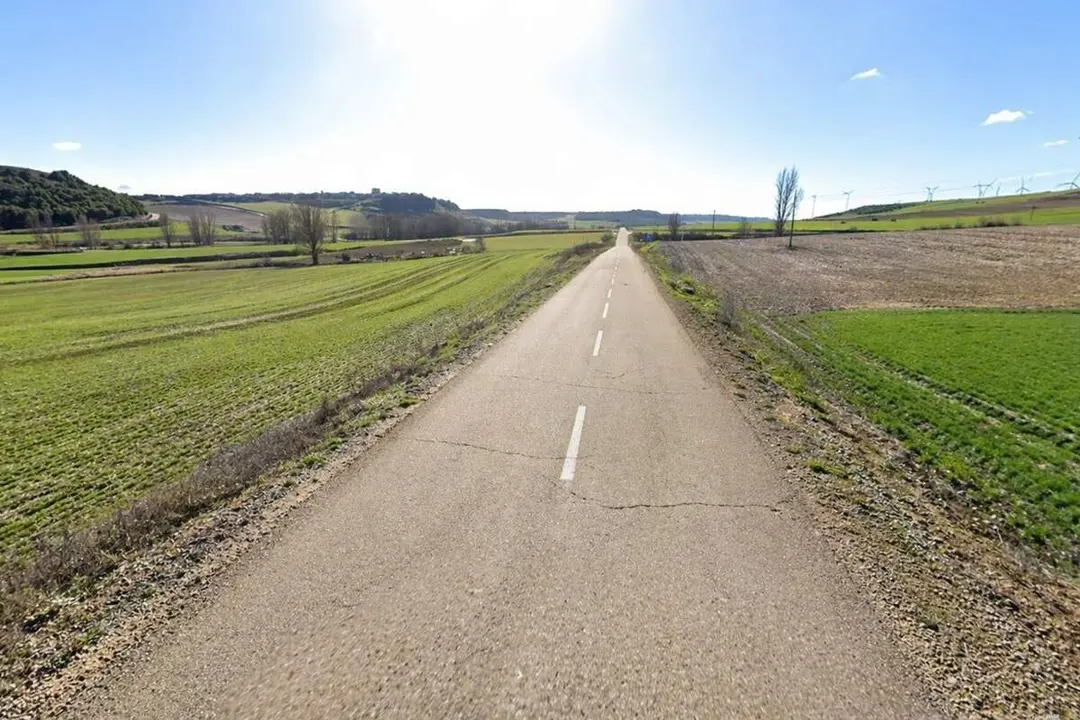 Carretera VP-5503 Penaflor de Hornija accidente mortal motorista colision turismo