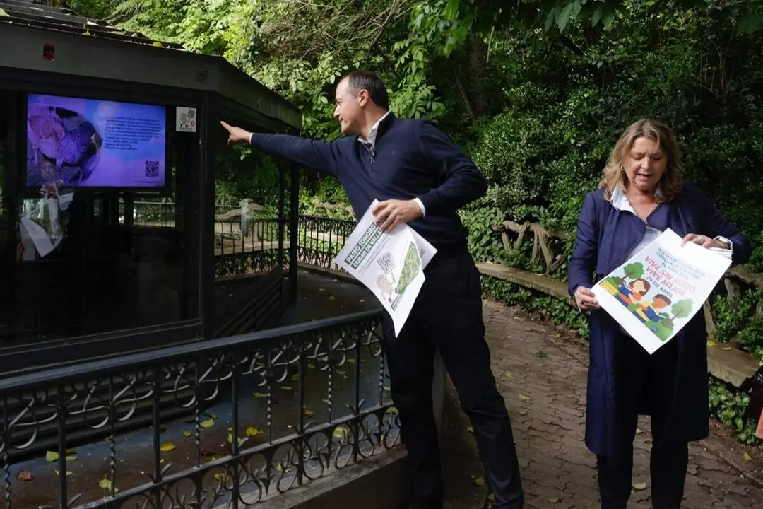 Presentacion nuevo Paseo Sonoro Campo Grande concejal Medio Ambiente Ayuntamiento Valladolid