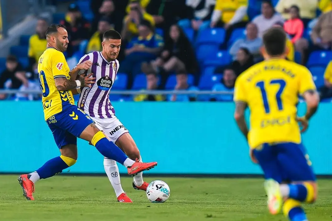 Derrota Las Palmas vs Real Valladolid Pablo Tomeo partido Segunda Division