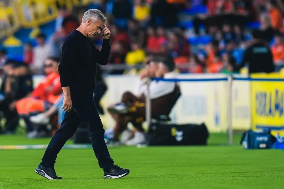 Entrenador Fran Escriba analisis derrota partido Las Palmas vs Real Valladolid Segunda