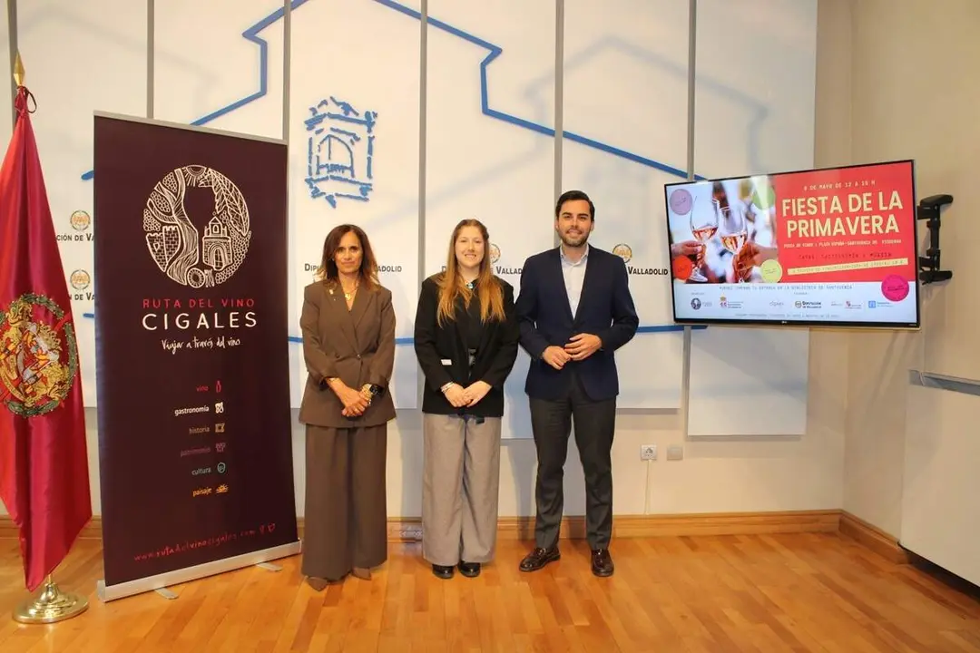 Presentacion I Fiesta de la Primavera Santovenia de Pisuerga Ruta Vino Cigales Diputacion