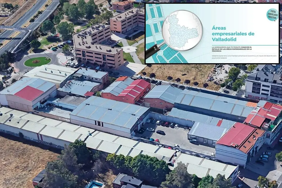 Nuevo portal suelo industrial areas empresariales provincia Valladolid Diputacion
