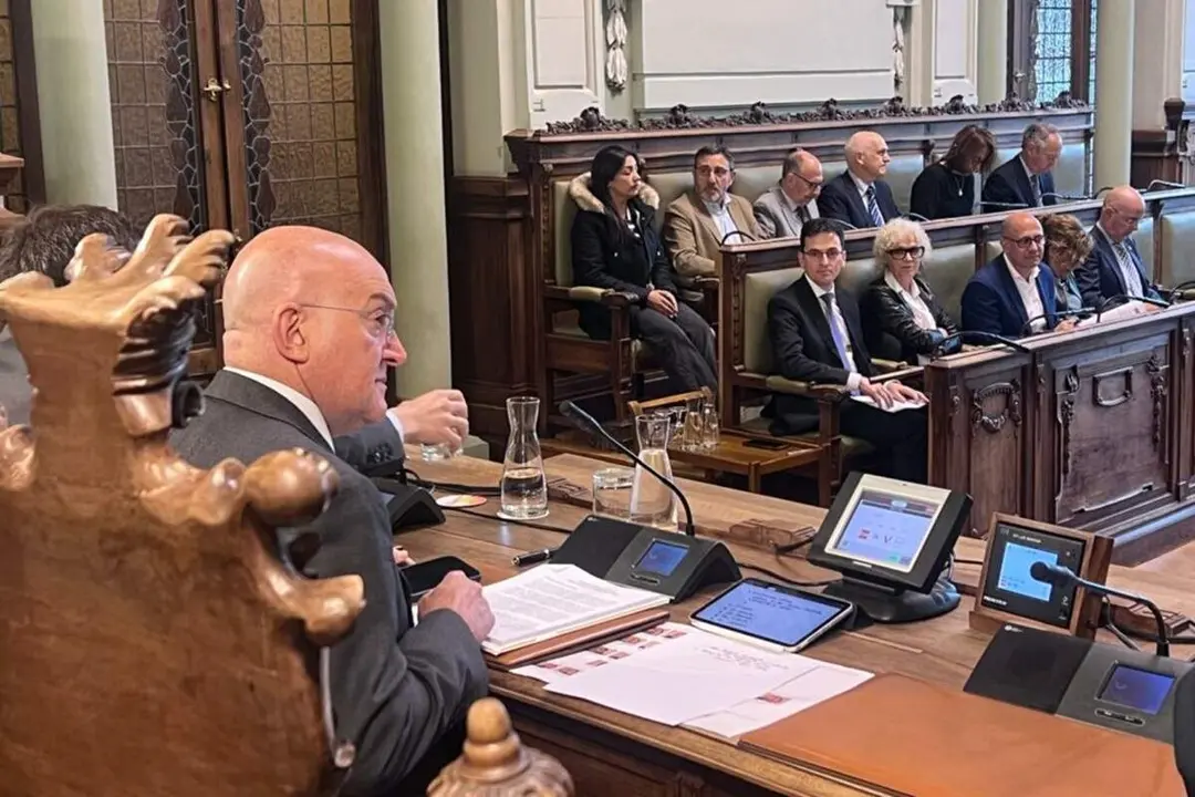 Pleno Debate Estado de la Ciudad 2026 Jesus Julio Carnero y bancada concejales PSOE Valladolid