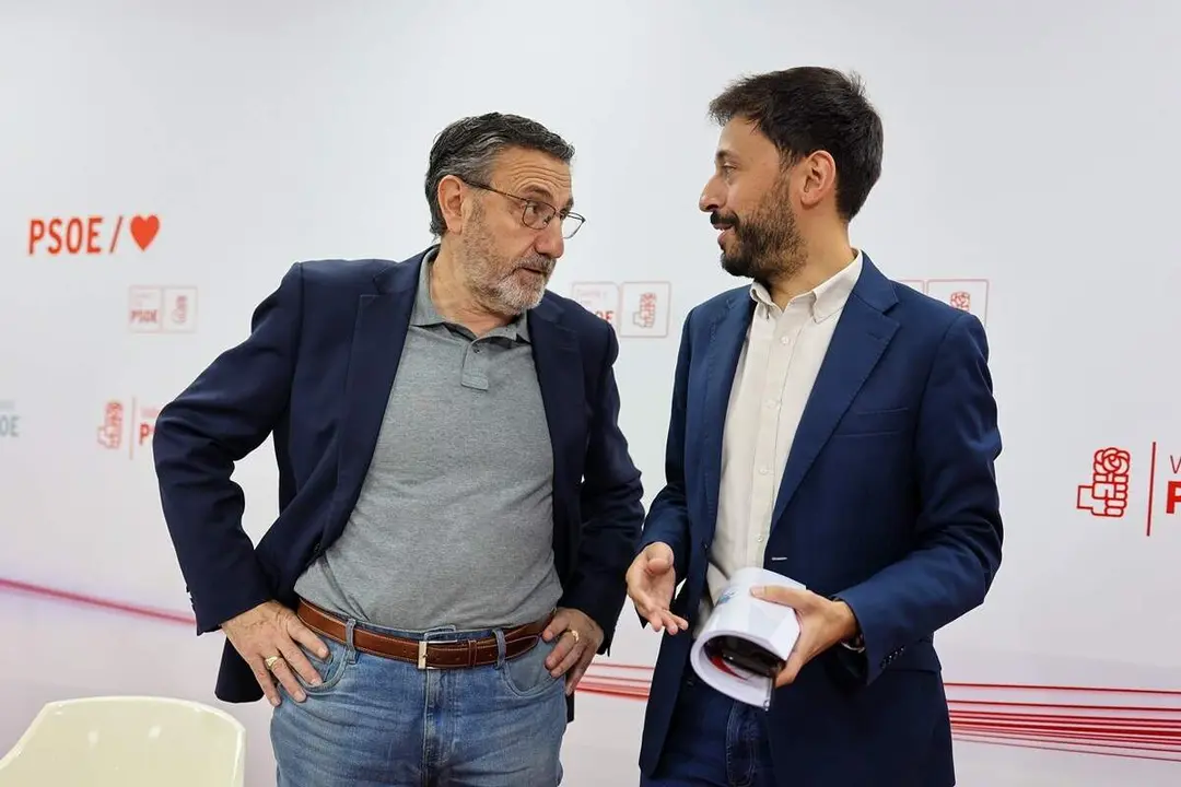 Fran Diaz y Francisco Ferreira reunion PSOE Valladolid elecciones municipales 2027