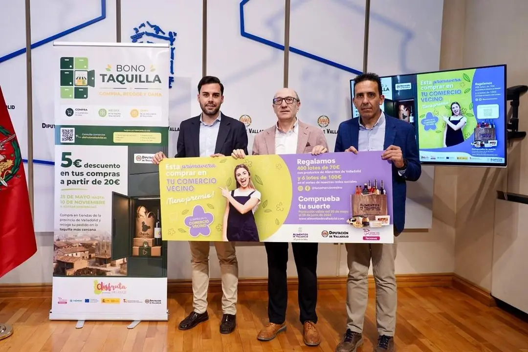 Presentacion nuevas campanas promocion comercio rural Bono Taquilla Diputacion y Fecosva