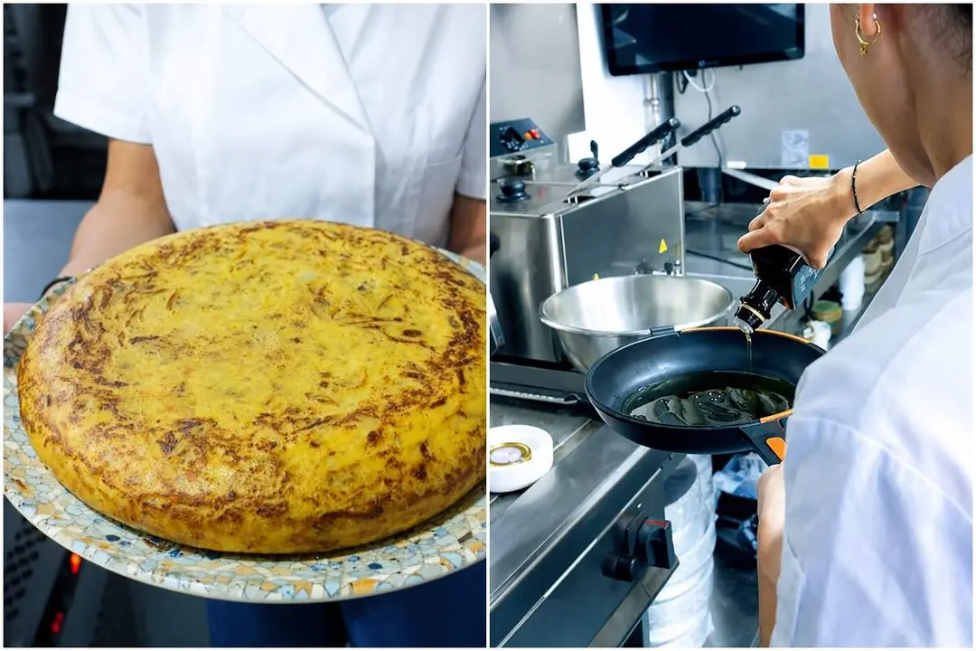 Tortilla de patata mas cara del mundo cocina aceite Oliduero Valladolid