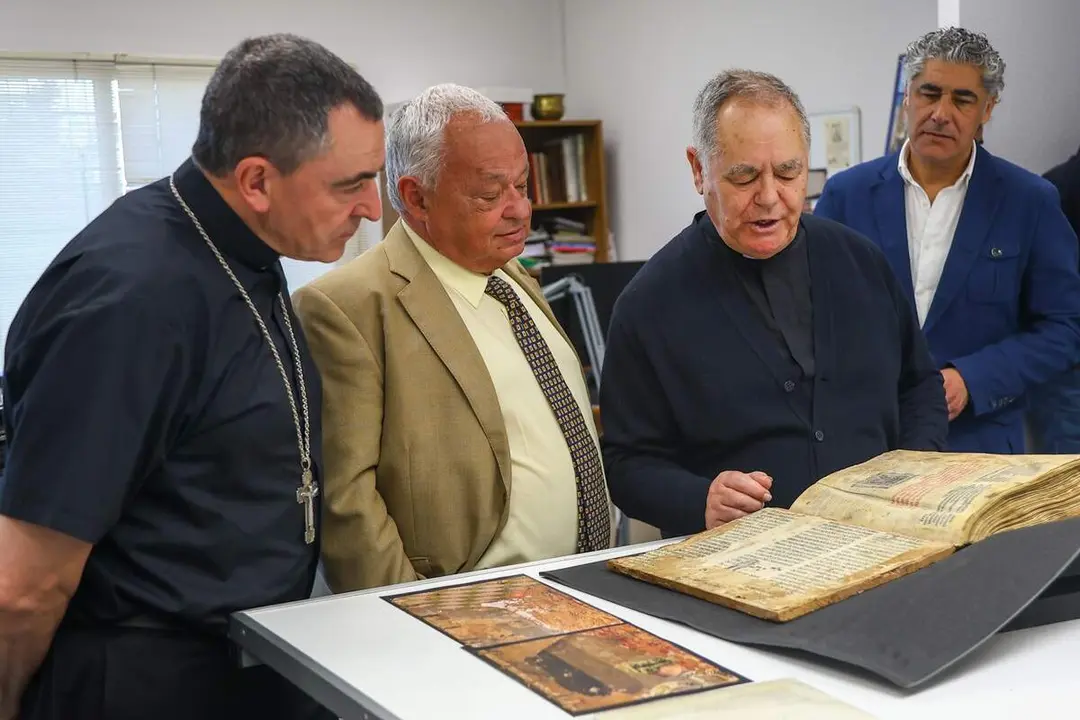 Recepcion codice Salterium Centro Conservacion y Restauracion Bienes Culturales Simancas