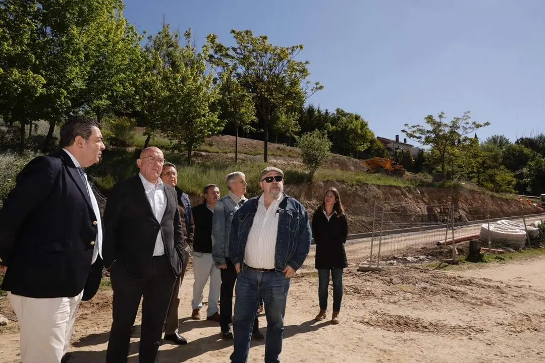 Obras nuevo itinerario peatonal accesible Parque del Mediodia ladera sur Parquesol Ayuntamiento Valladolid