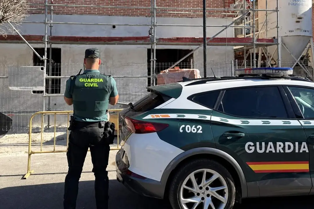 Robo obra construccion vivienda Laguna de Duero Guardia Civil
