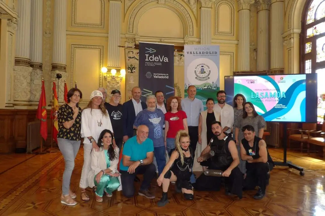 Presentacion Lasamoa Pool Festival Mision proyecto Viviendo el Rio Ayuntamiento Valladolid
