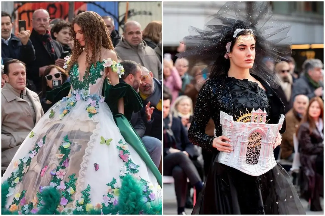Desfile Callao vestidos patrimonio provincia Valladolid Diputacion