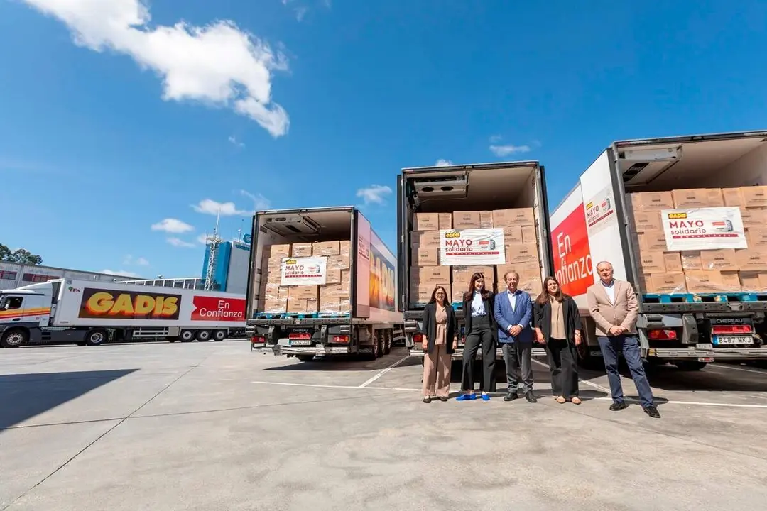 Mayo Solidario Gadis entrega tonelada productos bancos de alimentos Castilla y Leon y Galicia