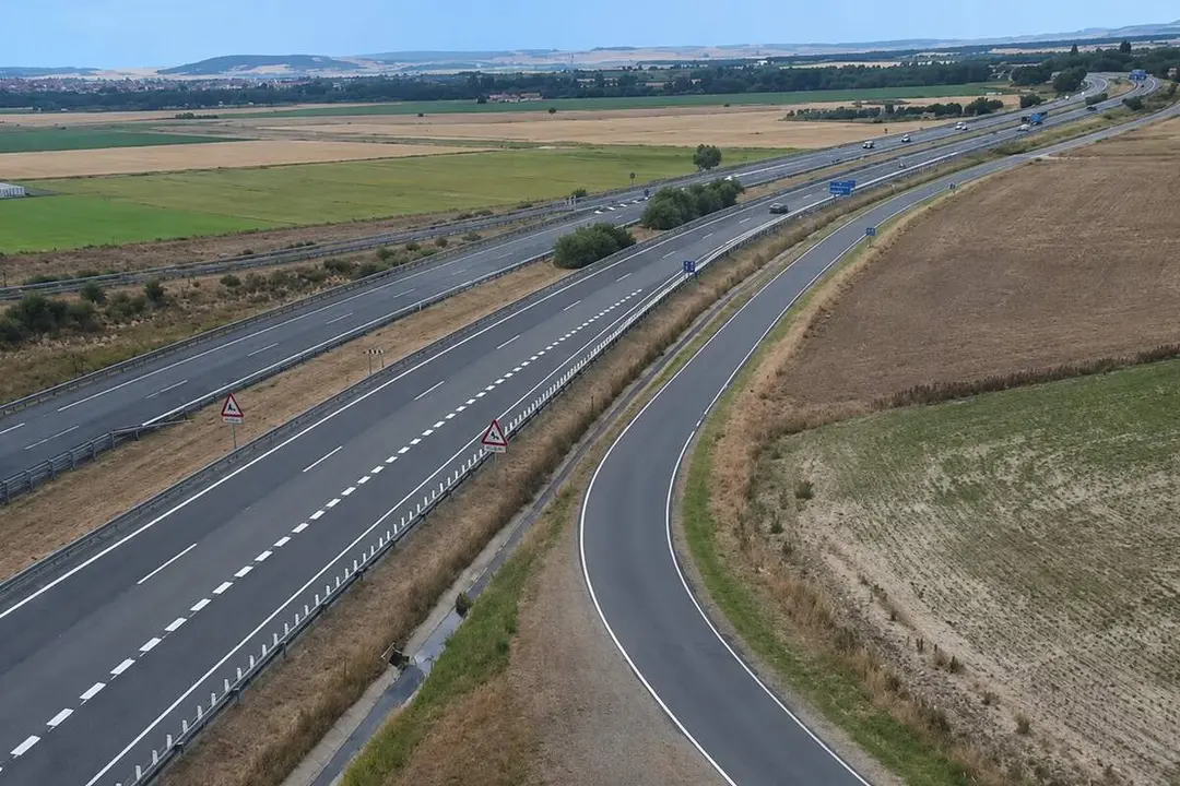Autovia A-6 Tordesillas provincia Valladolid trafico y movilidad