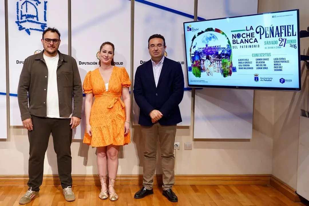 Presentacion La Noche Blanca Penafiel conciertos espacios singulares Diputacion Valladolid