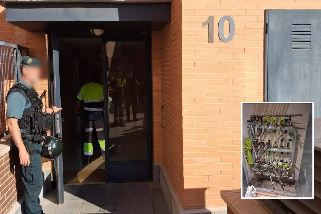 Enganches ilegales urbanizacion Arroyovereda okupas intervencion Guardia Civil