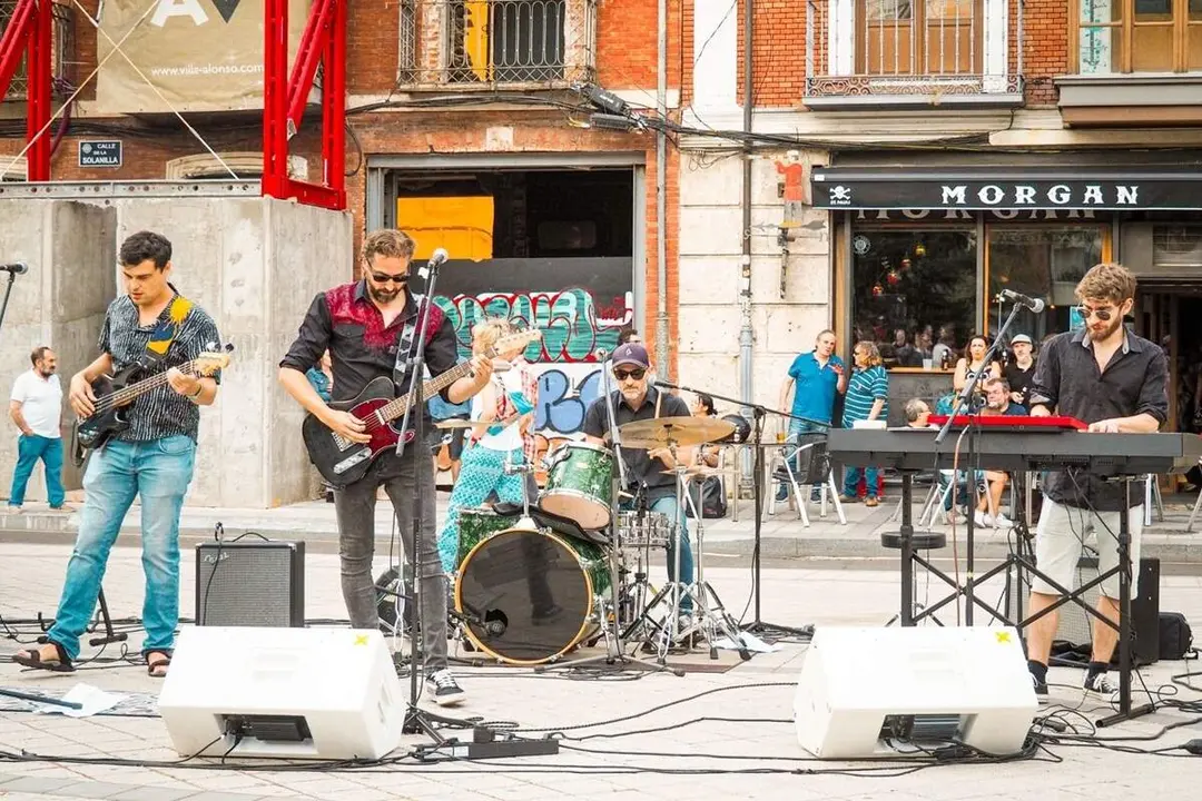 Actuaciones grupos Dia de la Musica calles y plazas ciudad Valladolid