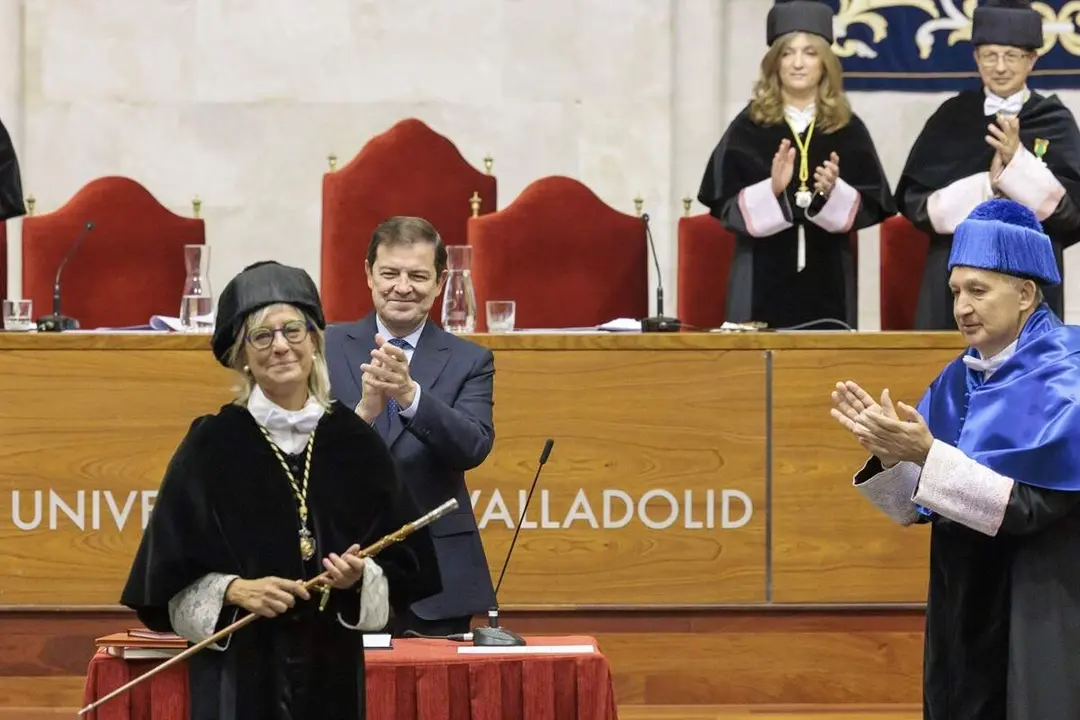 Toma de posesion Pilar Garces primera rectora Universidad de Valladolid