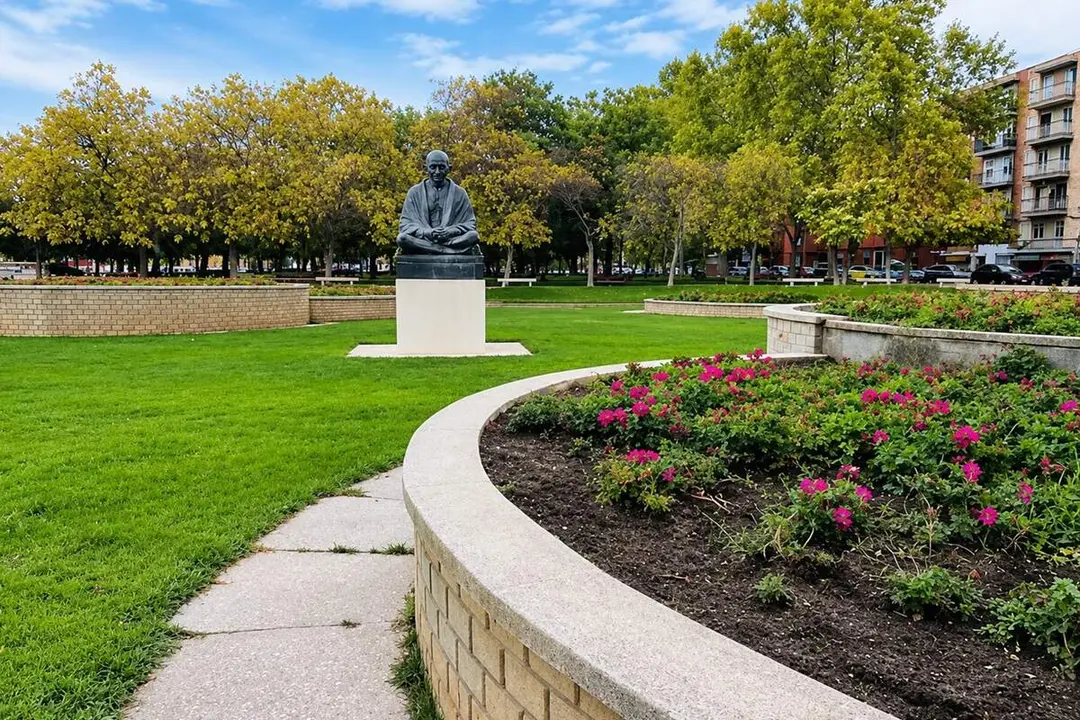 Parque de la Paz barrio Las Delicias ciudad Valladolid