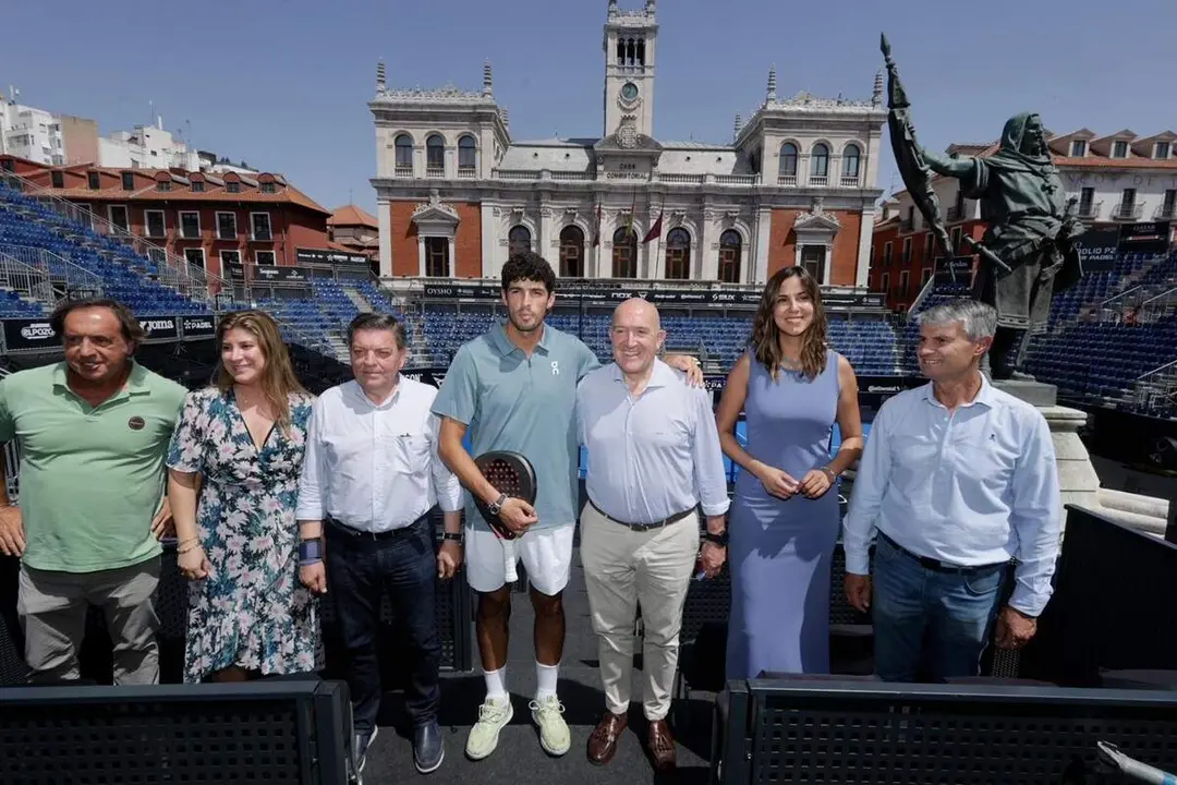 Presentacion Valladolid Premier Padel P2 Plaza Mayor Ayuntamiento Junta