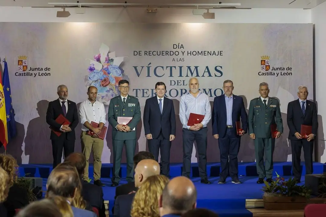 Conmemoraci&oacute;n Dia recuerdo y homenaje victimas terrorismo 2026 Alfonso Fernandez Manueco jcyl