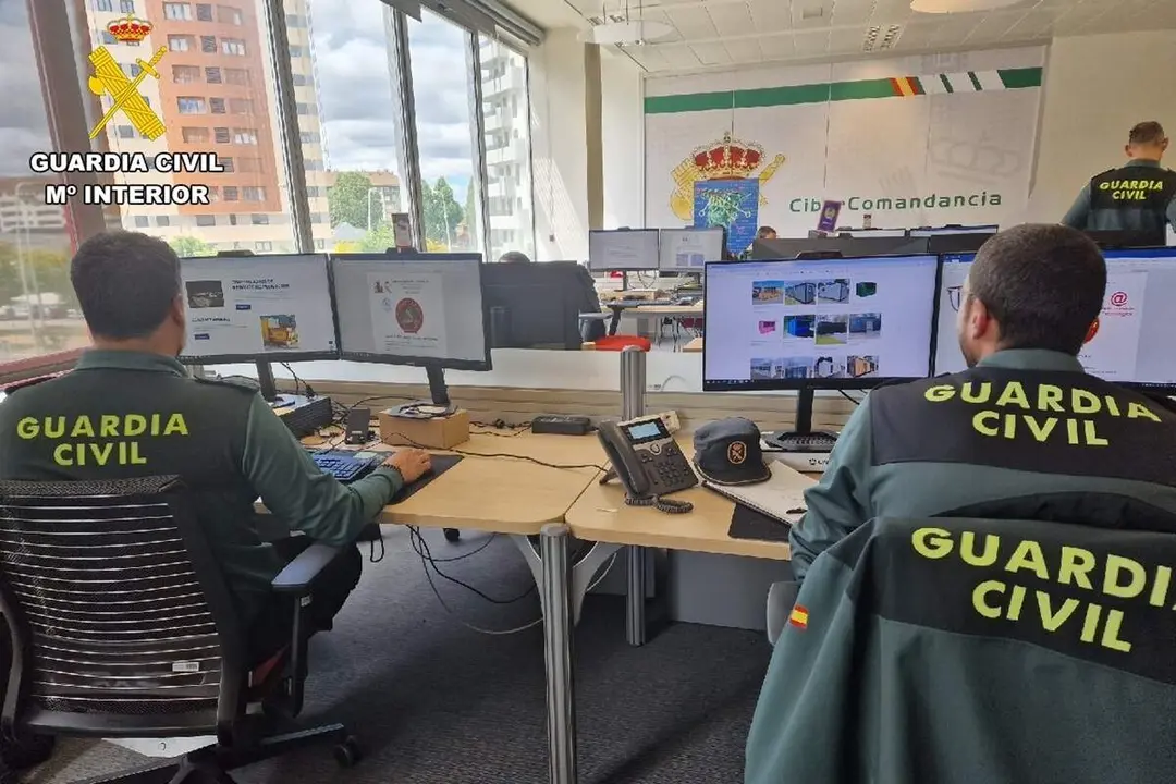 Investigadores Guardia Civil CiberComandancia ordenadores estafas victimas Valladolid