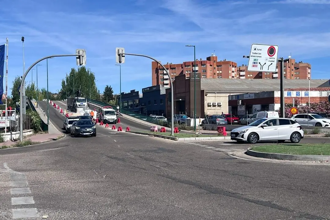 Viaducto Daniel del Olmo Poligono Argales movilidad trafico Valladolid