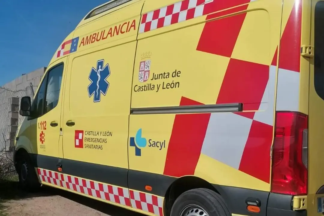 Ambulancia soporte vital basico Tordesillas 112 Sacyl accidentes provincia