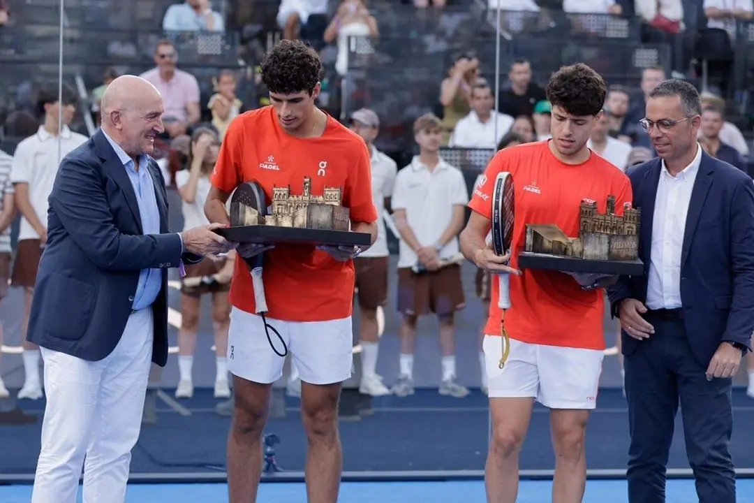 Entrega premios Arturo Coello y Agustin Tapia Valladolid Premier Padel P2 edicion 2026