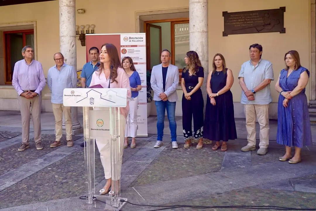 Presentacion Veladas Musicales Castillos 2026 Yolanda Burgoa y alcaldes Diputacion Valladolid