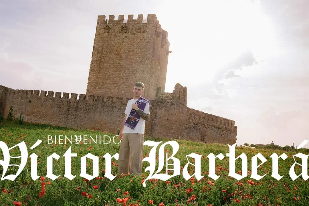 Victor Barbera delantero primer fichaje verano Real Valladolid firma hasta 2029