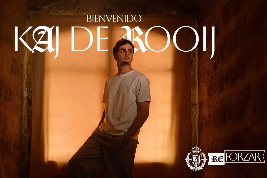 Anuncio fichaje Kaj de Rooij nuevo jugador Real Valladolid cuatro temporadas