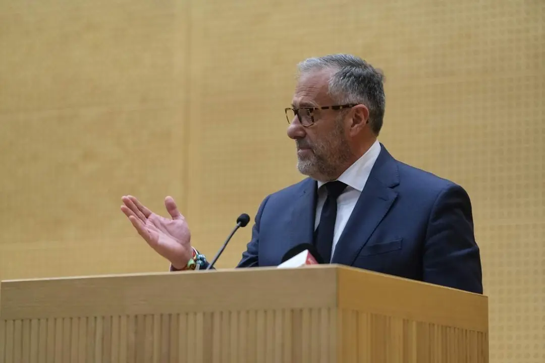 Carlos Pollan rueda prensa nuevo vicepresidente primero Junta de Castilla y Leon