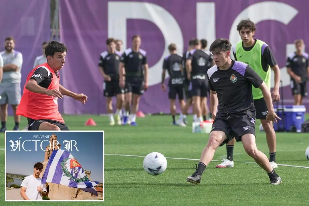 Inicio pretemporada Real Valladolid 2026-2027 entrenamiento Los Anexos y anuncio fichaje Victor Junior