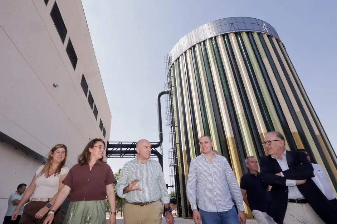 Visita finalizacion obras red de calor Parquesol Ayuntamiento de Valladolid y Junta